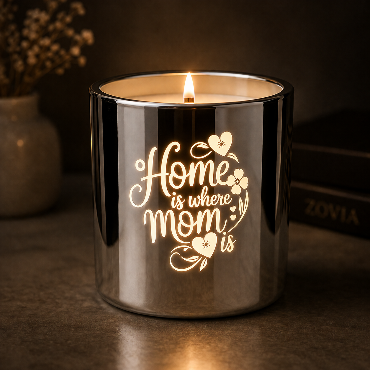 The Mother's Day Engraved Candle