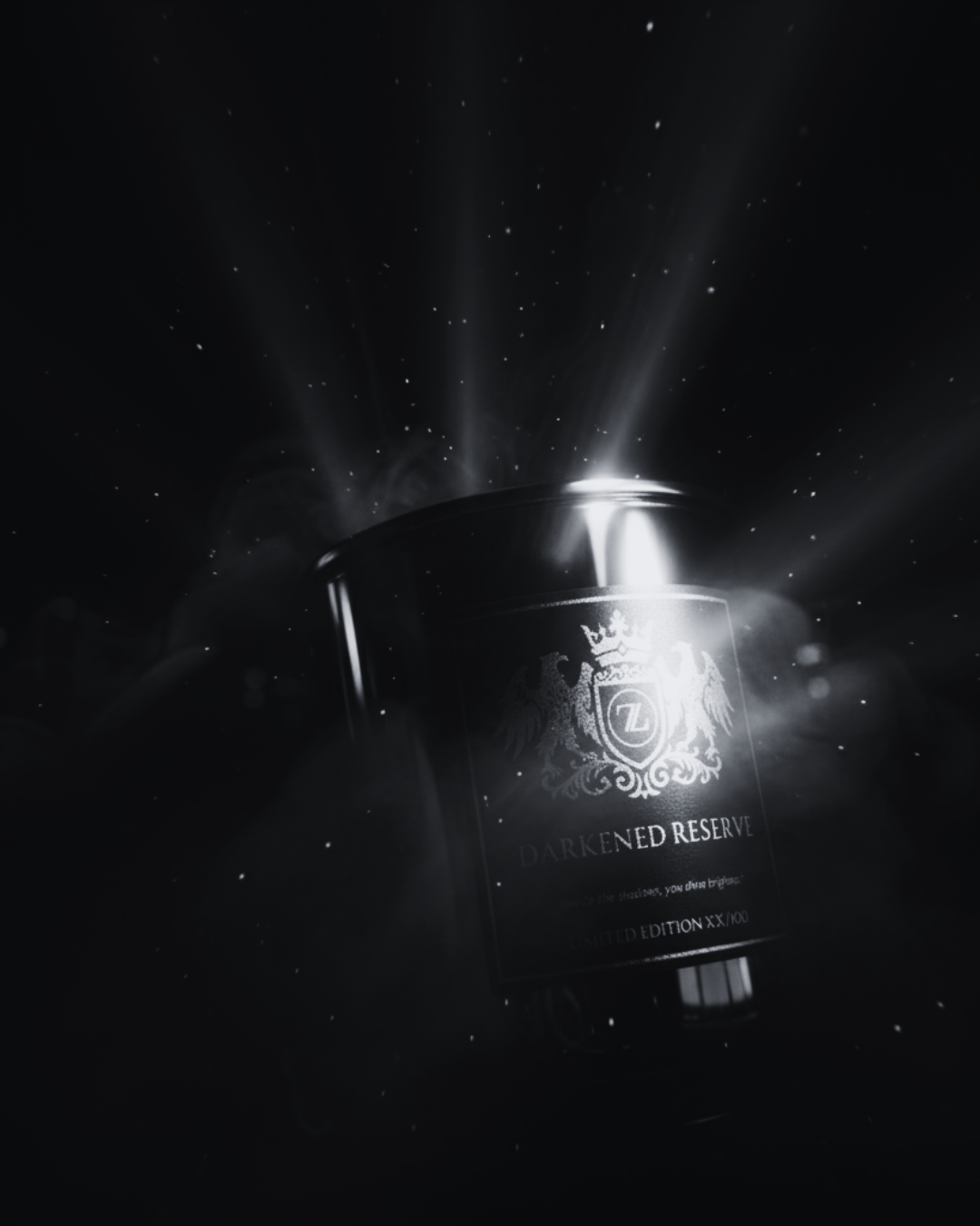 fir and oud candle in esthetic jar