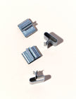 pre-inserted wood wick clips