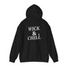 Wick and Chill Hoodie | Cozy Candle Maker Apparel for Candle Lovers