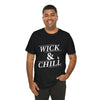 Wick and Chill T-Shirt | Candle Maker Apparel – Cozy & Stylish