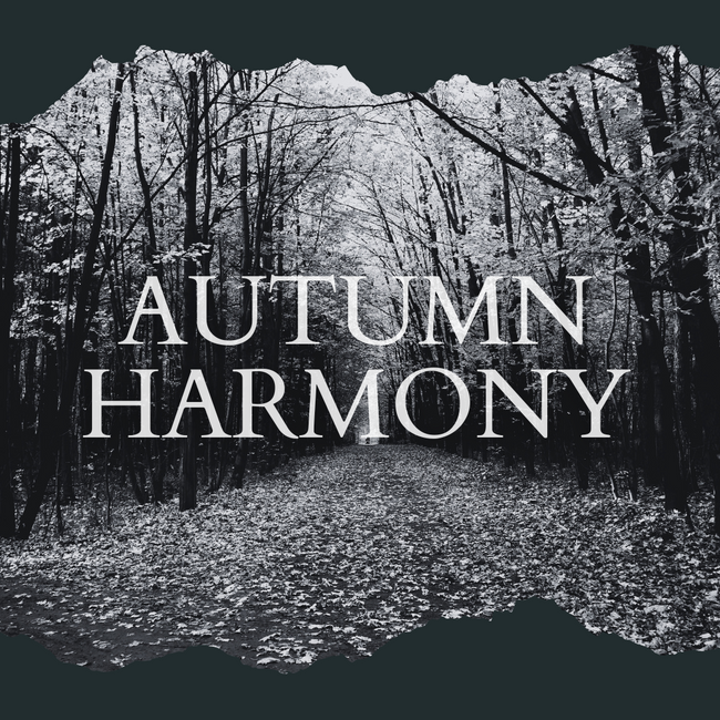 Autumn Harmony 8oz Wood Wick Candle | Natural Coconut Soy Wax | Fall Scented Candle