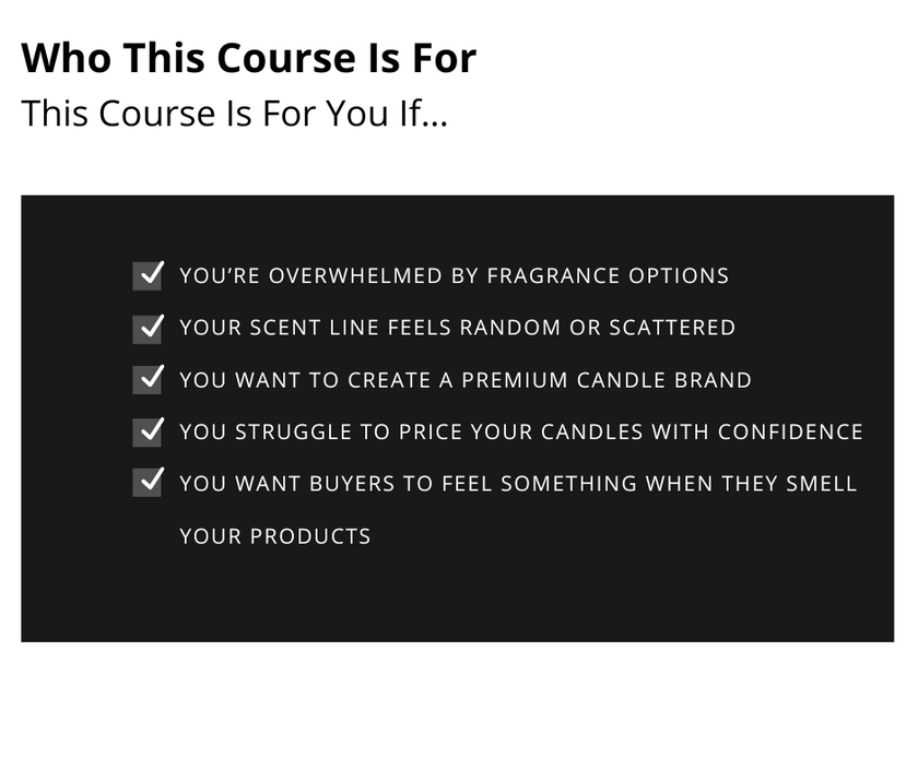 Scent Strategy Playbook: Candle Scent Selection Course for Makers & Entrepreneurs