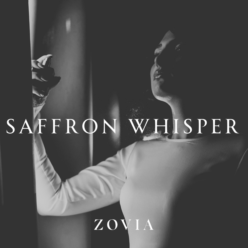 Saffron Whisper – Luxury Women's Perfume | Warm Amber Floral Scent by Zovia | 30ml