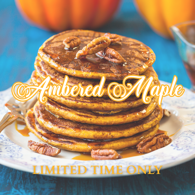 Ambered Maple Car Diffuser – Maple, Pumpkin & Vanilla Fall Aroma