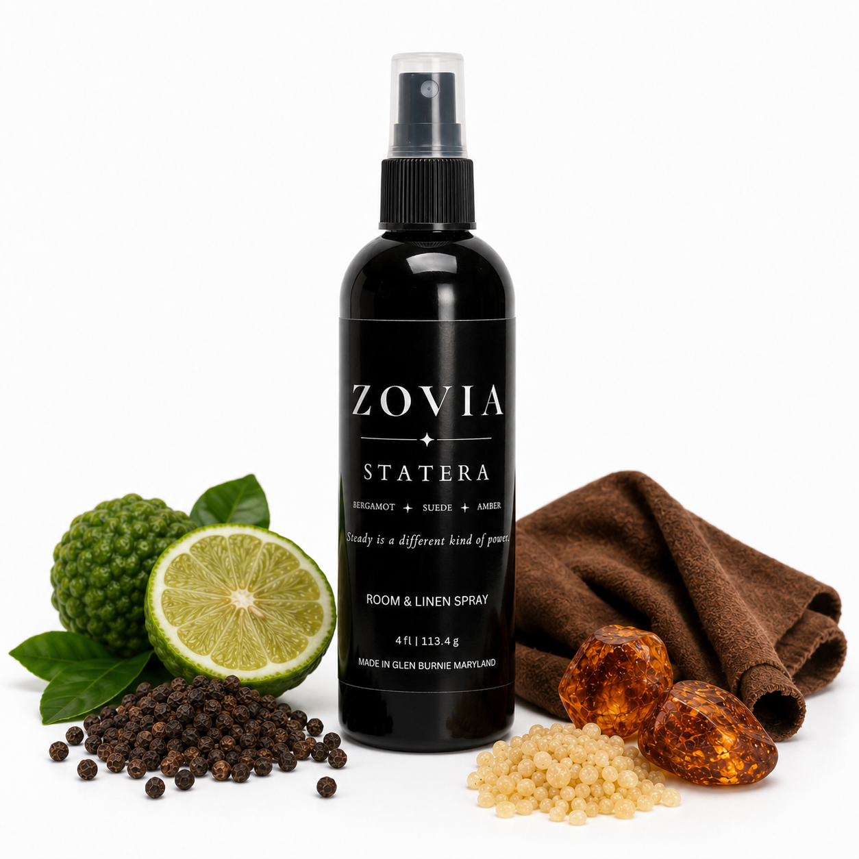 Statera Sandalwood Suede Room Spray | Amber Musk