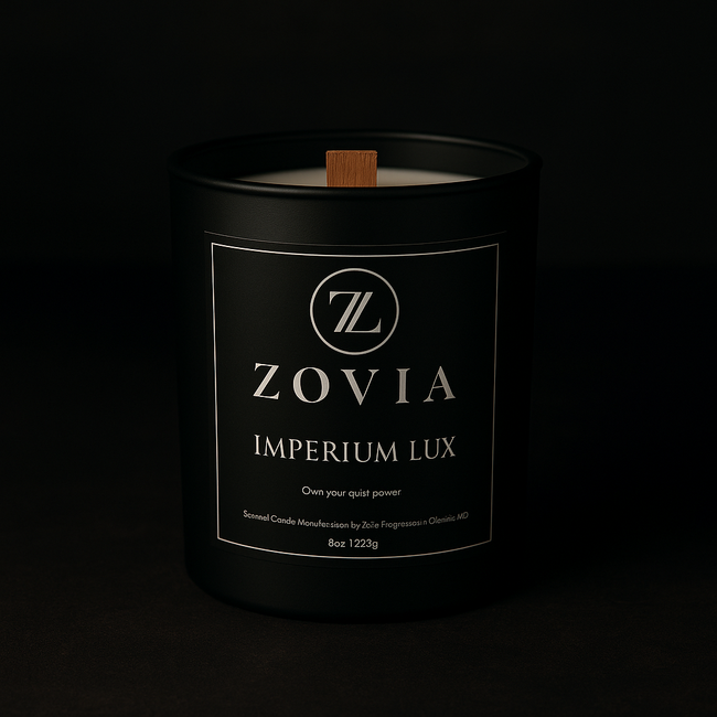Imperium Lux Candle – Luxury Jasmine, Patchouli, Amber & Musk Home Fragrance