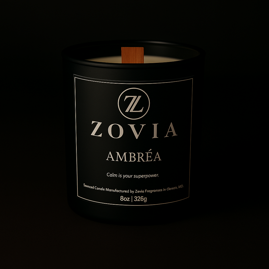 Ambréa Candle – Luxury Amber, Gardenia & Vanilla Home Fragrance