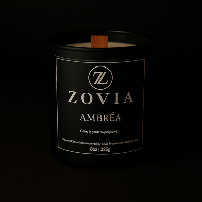 Ambréa Candle – Luxury Amber, Gardenia & Vanilla Home Fragrance