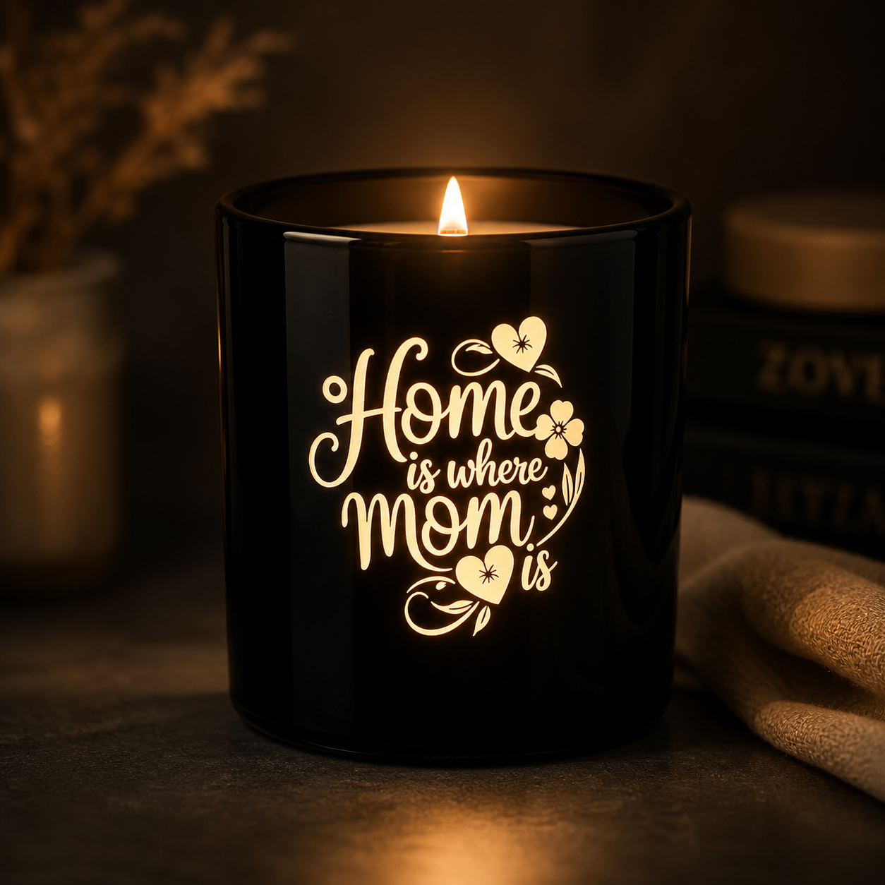 The Mother's Day Engraved Candle
