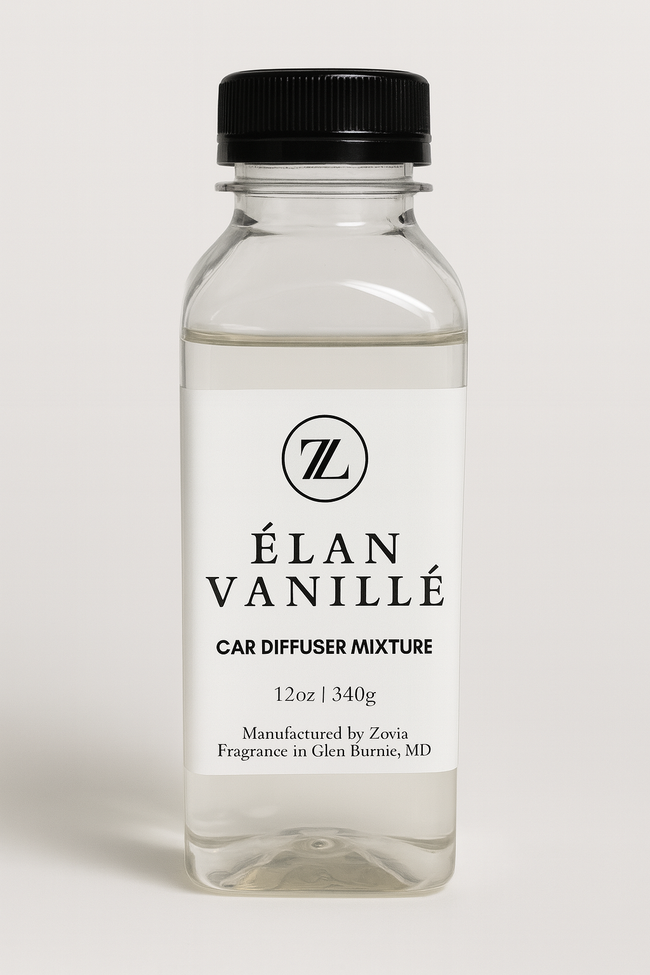 Élan Vanillé Luxury Diffuser Refill – Vanilla, Amber & Sandalwood | 12oz