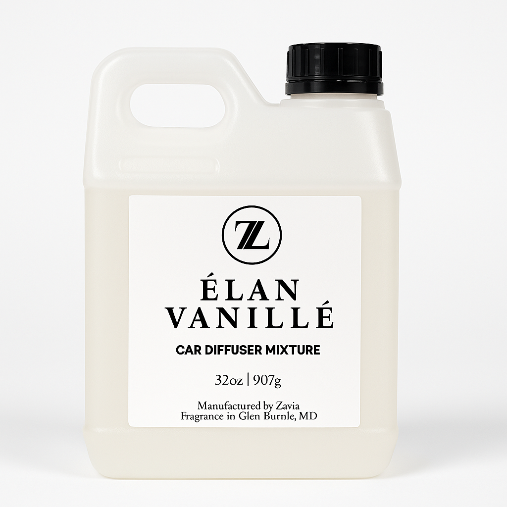 Élan Vanillé Luxury Diffuser Refill – Vanilla, Amber & Sandalwood | 12oz