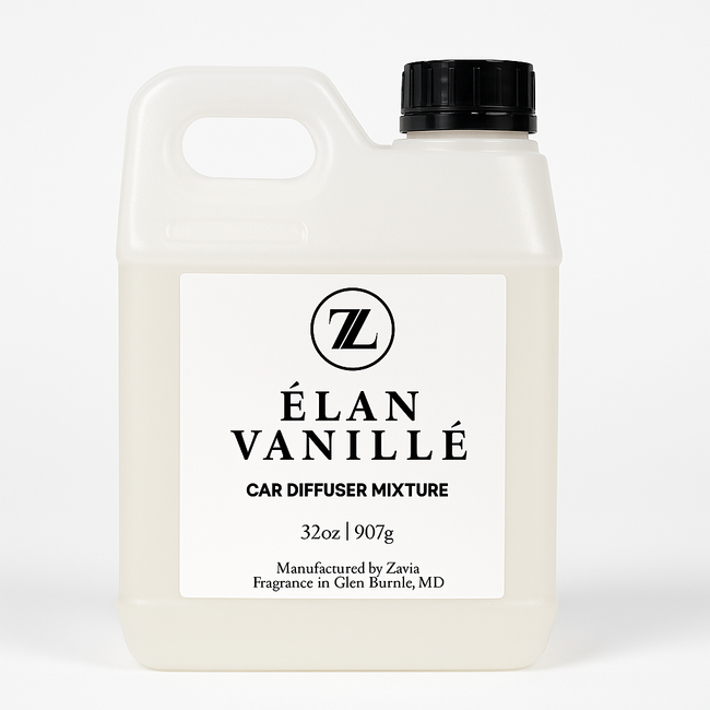 Élan Vanillé Luxury Diffuser Refill – Vanilla, Amber & Sandalwood | 12oz