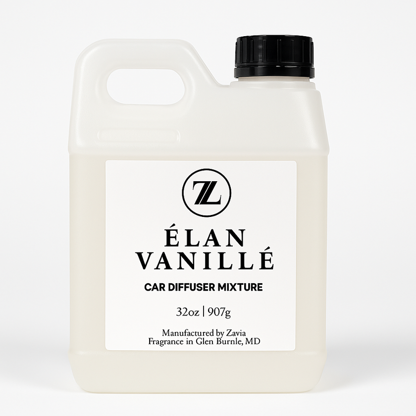 Élan Vanillé Luxury Diffuser Refill – Vanilla, Amber & Sandalwood | 12oz