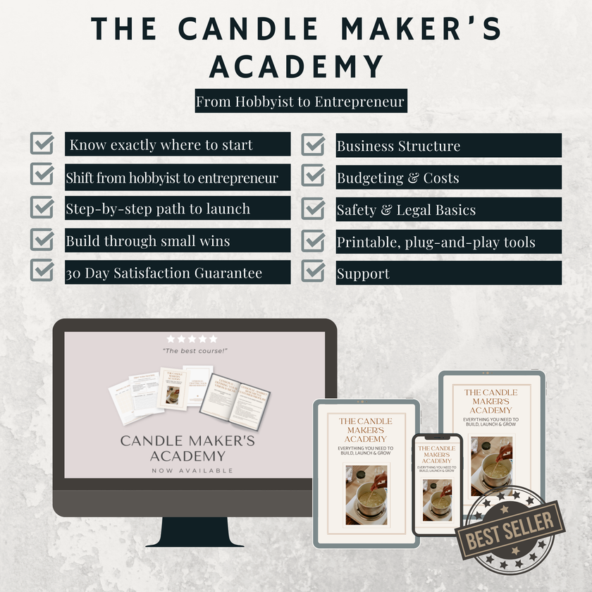 The Candle Maker’s Academy – From Hobbyist to Entrepreneur