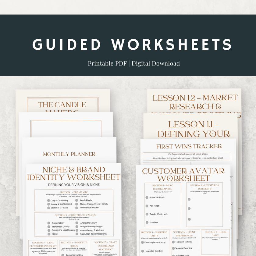 The Candle Maker’s Academy – From Hobbyist to Entrepreneur