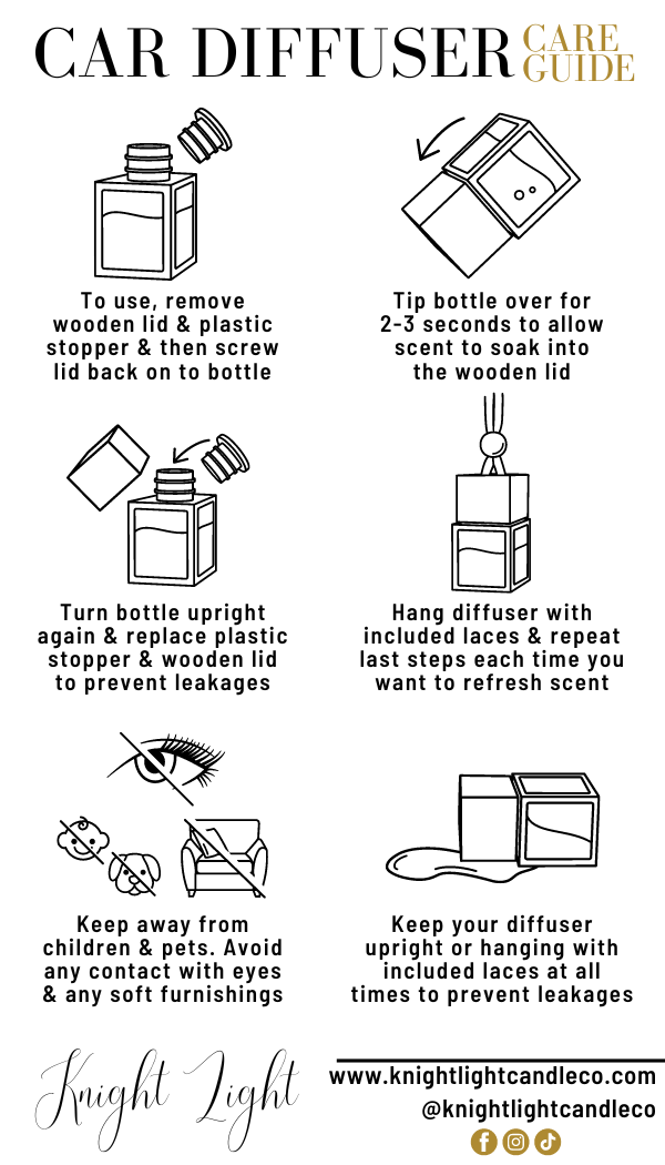 Mystic Wood Car Diffuser – Rich Mahogany & Warm Teak Aroma