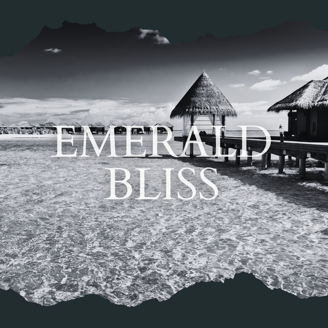 Emerald Bliss Candle | 8oz Wood Wick | Citrus & Fresh Greens Scent