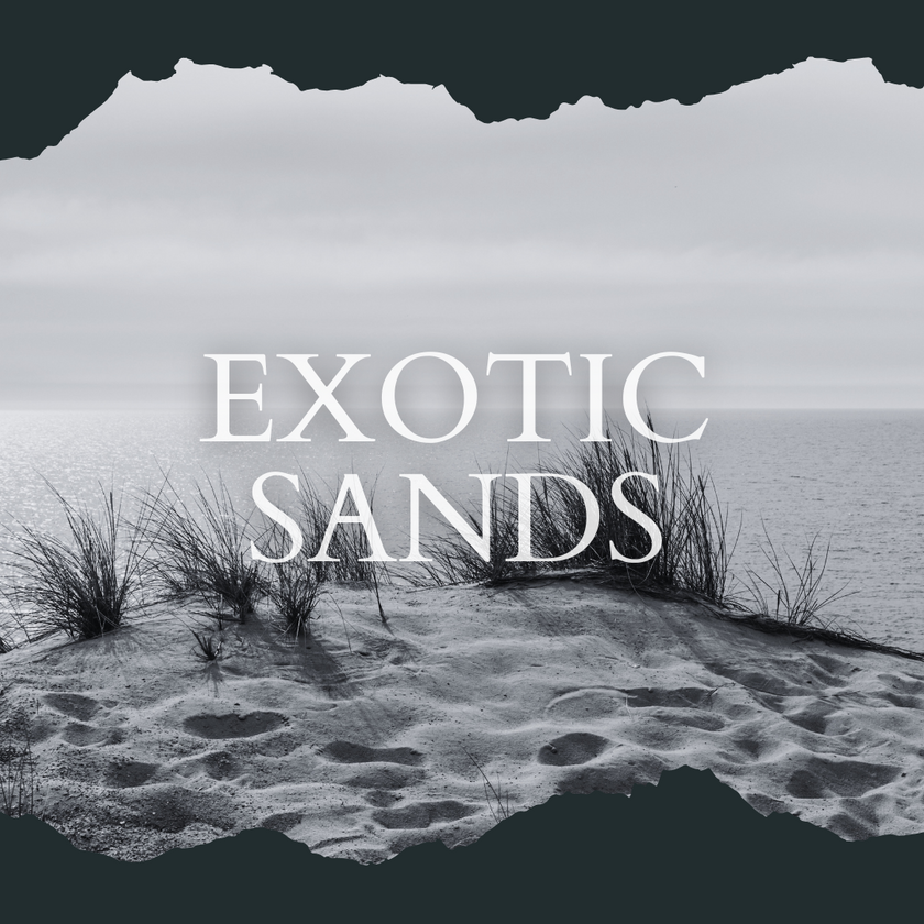 Exotic Sands Candle | 8oz | Luxurious Tropical Scented Coconut Soy Candle with Wood Wick
