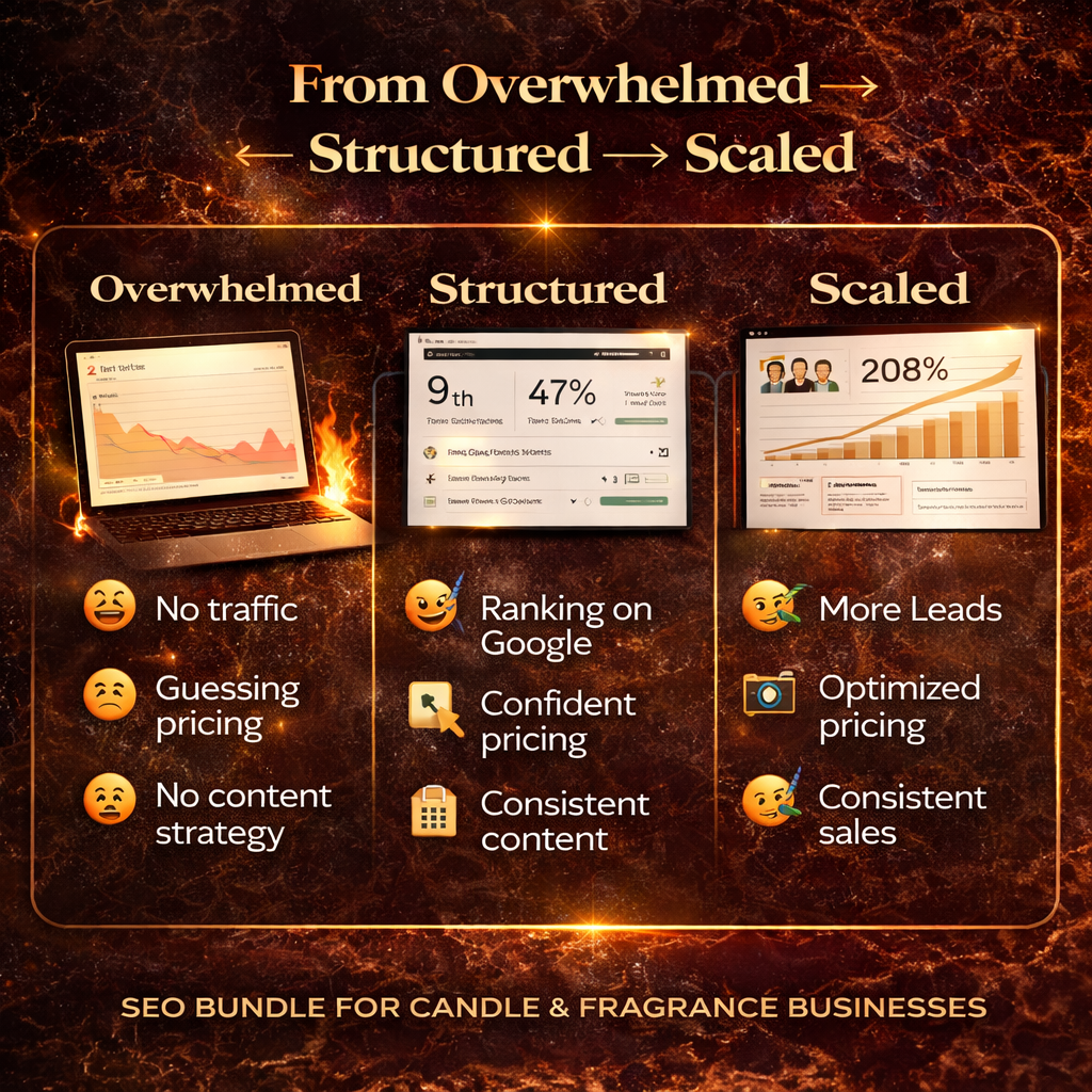 The Complete Fragrance Business Growth Bundle — SEO Audit + Fragrance Empire Playbooks + 500 AI Prompts