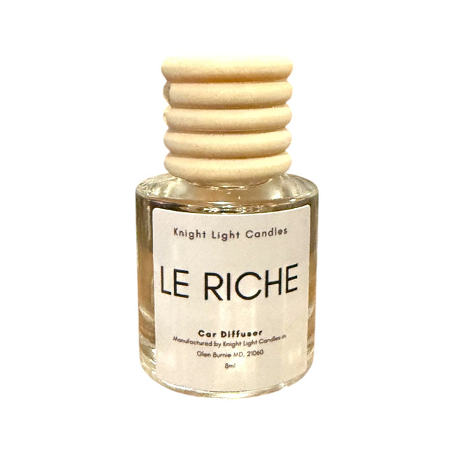 Le Riche Car Diffuser – Luxury Oud & Amber Scent | Long-Lasting Car Air Freshener