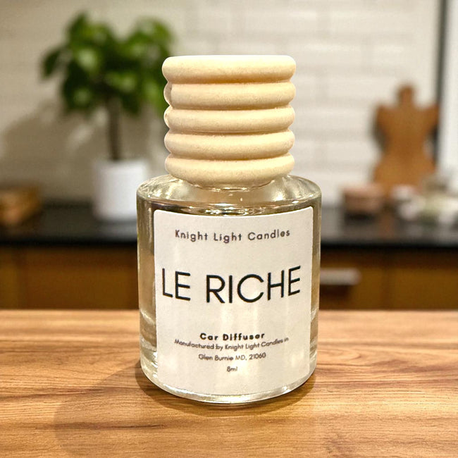 Le Riche Car Diffuser – Luxury Oud & Amber Scent | Long-Lasting Car Air Freshener