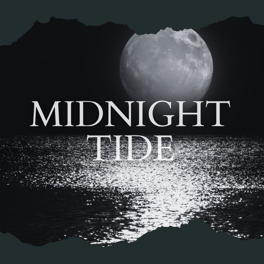 Midnight Tide Scented Candle | Wood Wick Candle | Luxury Scented Candle | 8oz