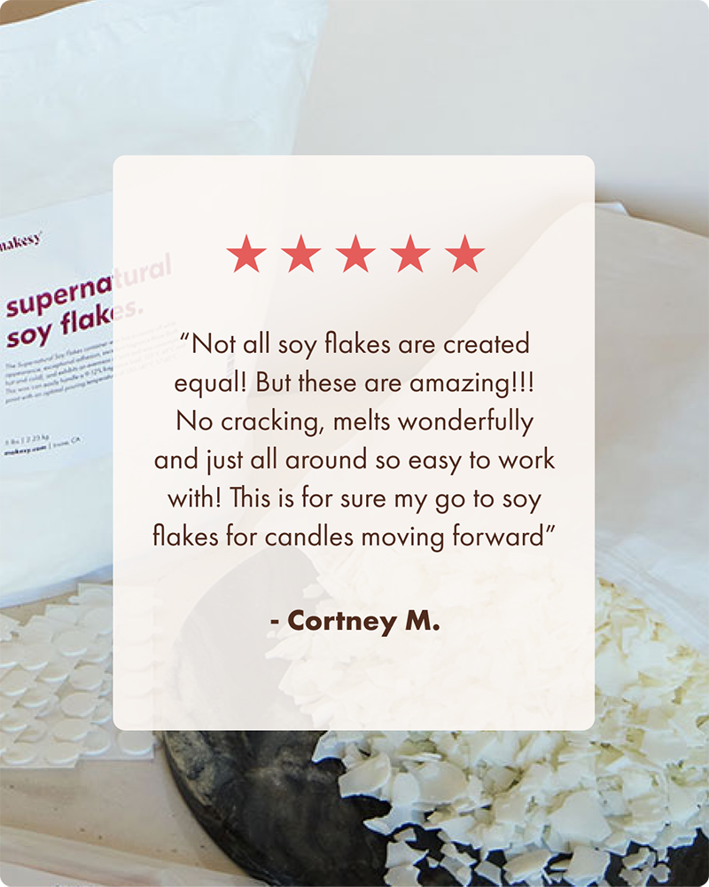 supernatural soy flakes™ candle wax